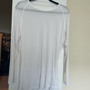 WHITE LULU LEMON LONG SLEEVE